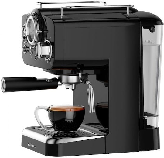 Espressomaschine 1100W Druckreiniger 15bar Schwarze ZLN2991