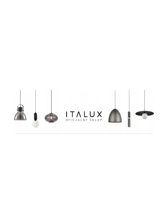 Italux Einzelne Decken- und Wandleuchte mit GU10 Lampenbirnensockel in Schwarz