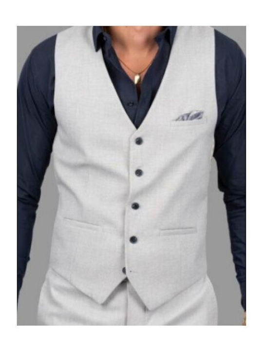D'zine Gj-26130 Men’s Vest Grey
