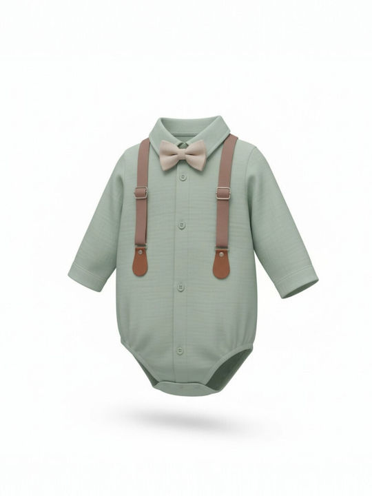 Babydom Taufkleidung für Jungen Beiges Anzug