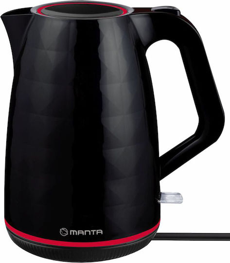 Manta Електрически Кана За Пътуване 1.7л 2200W Черна