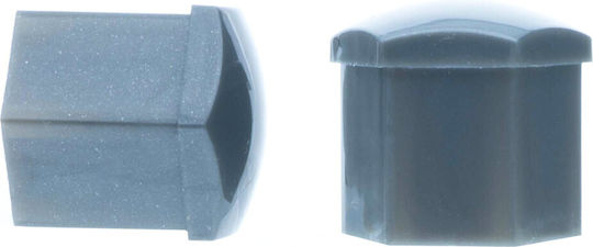Extremo Tuning Gray 19 Mm Caps 20 Pcs Wheel Rim Puller Protection