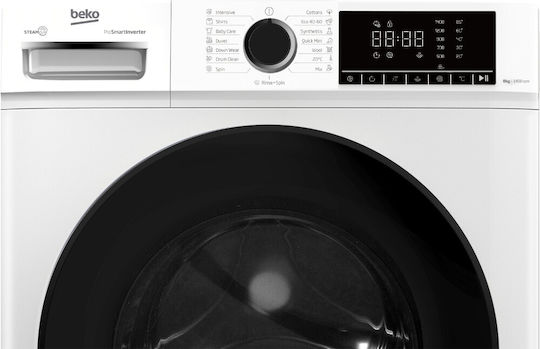 Beko Mașină de Spălat Rufe 8kg cu Tehnologie cu Abur 1400 Rotiri B1WFM2841WBEE