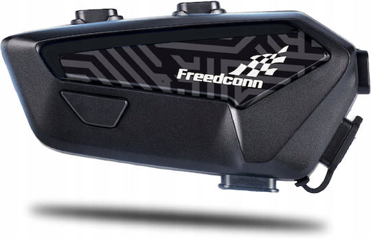 FreedConn F1 Plus V2 Единичен Интерком за Каска на Мотоциклет с Bluetooth