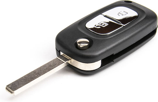 Car Key Shell with VA2 Blade with 2 Buttons Remote for Smart