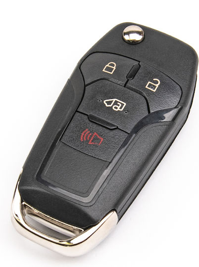 Калъф за Автомобилен Ключ с Ламела HU101 с 4 Бутона за Ford