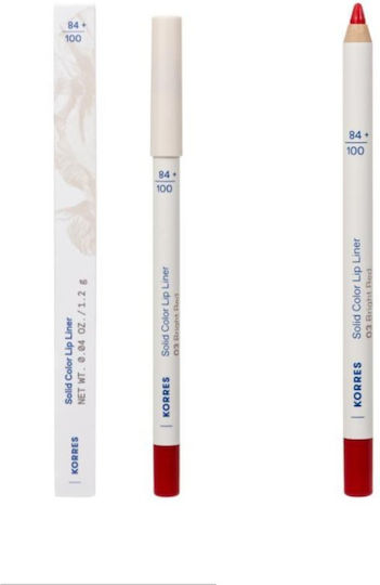Korres Creion de buze 03 Bright Red