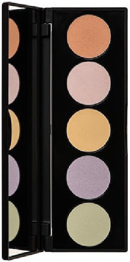 Korres Activated Charcoal Color Corrector Palette Colour-Correcting 11gr