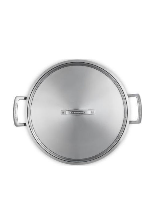 Le Creuset Oală Joasă din Oțel Inoxidabil 4.8l /