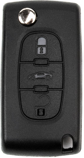 Telecomandă Cheie Auto Electronică Citroen Peugeot Id46 Pcf7941a