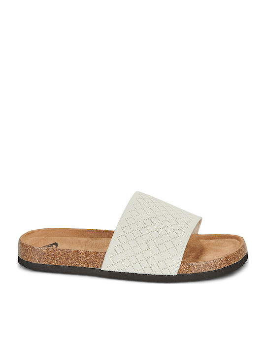 Women's Flat Sandals White