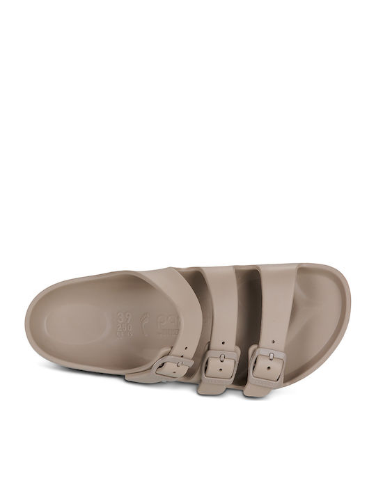 Florida Iii Flex Platform Eva Flip Flops in Sandal Style with Platform in Beige Colour