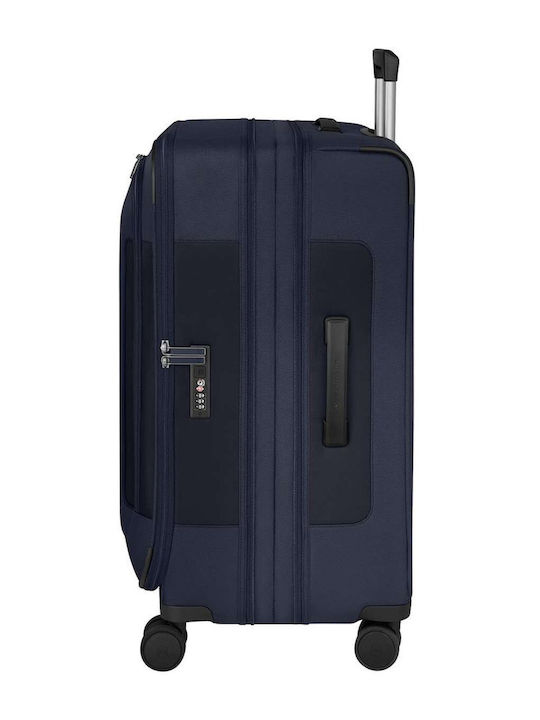 Victorinox Werks Среден Куфар За Пътуване Текстилен Тъмносин С 4 Колела