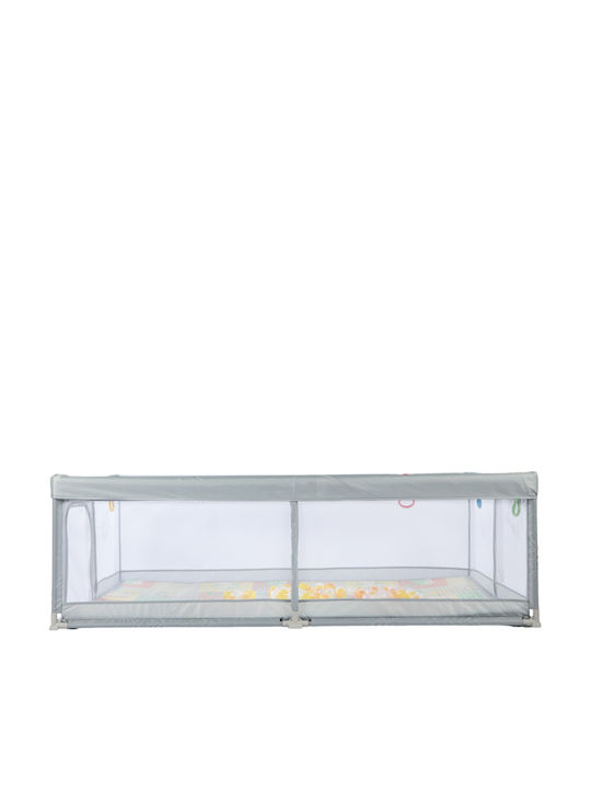 Parc cu Saltea Gri 200x180cm