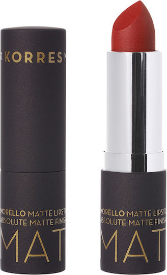 Korres Morello Κραγιόν Matte 57 Scarlet Suede 3.5gr