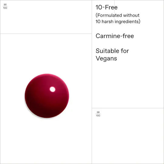 Korres No No Гланцов Дълготраен Лак За Нокти 57 Wine Red 11ml