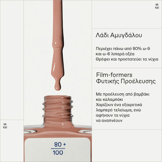 Korres No No Glossy Βερνίκι Νυχιών Μακράς Διαρκείας 38 Ceramic 11ml