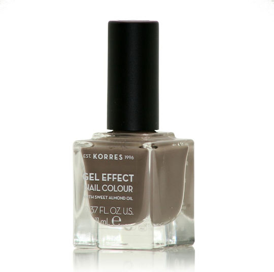Korres Gel Effect Гланцов Дълготраен Лак За Нокти 95 Stone Grey 11ml