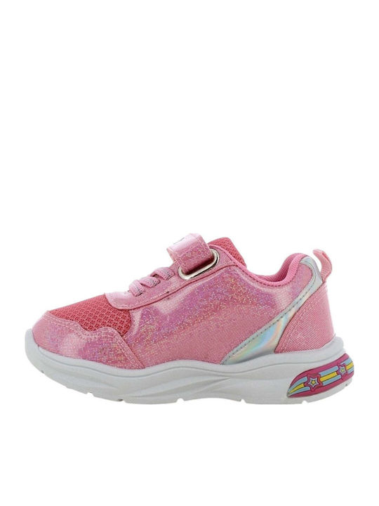 Unicorn Παιδικά Sneakers με Φωτάκια Φούξια