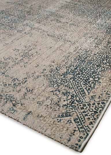 Βιοκαρπέτ Gossip 9186a Χαλί Ορθογώνιο Cream Blue 200x250cm
