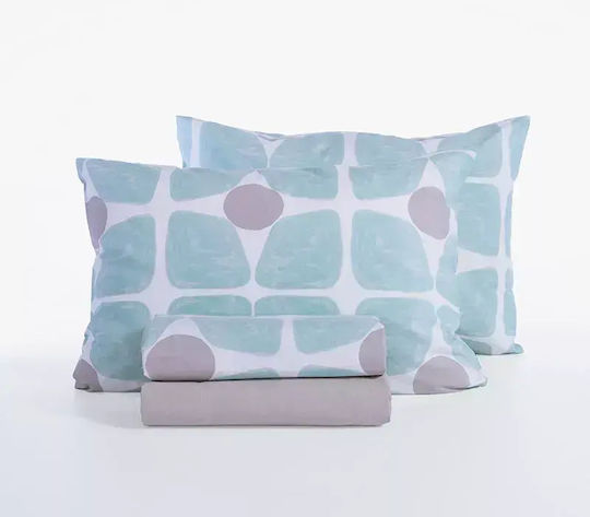 Nef-Nef Homeware Casual Σετ Σεντόνια King Size με Λάστιχο 240x270+35εκ. 4 (4τμχ)