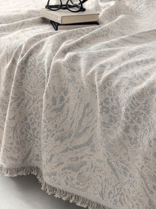 Palamaiki Tiga Ριχτάρι Πολυθρόνας 180x170εκ. Grey