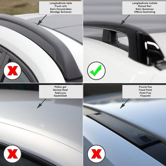Menabo Ariem Black Xl Cross Bars Hyundai Santa Fe Dm 2012-2018
