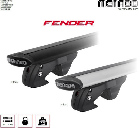 Menabo Bare Transversale Argintii Fender VW Passat B5 Variant 1996-2001