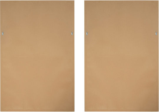 Artekko Δίπτυχος Πίνακας σε Καμβά 60x80cm