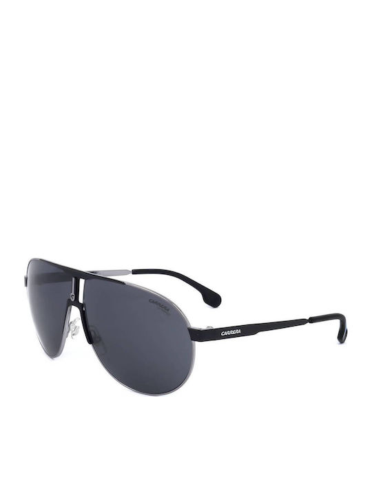 Carrera Men's Sunglasses with Black Metallic Frame and Grey Lens 1005/S TI7/IR