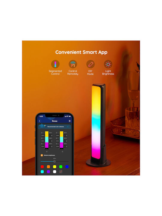 Govee Flow Plus Bluetooth/WiFi Dekorative Lampe Bar Schwarz 2Stück