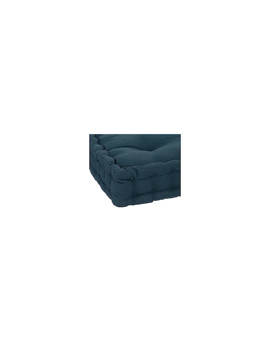 Atmosphera Floor Pillow Petrol Blue 40x40cm