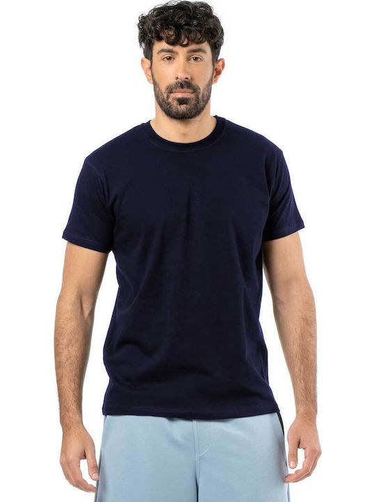 Short Sleeve Blue Blouse B001.Blue