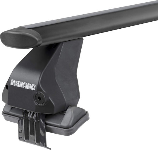 Menabo Omega Plus Schwarze Dachträger Nissan Almera Tino 5-Türer Modell 2000-2006