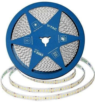 V-TAC LED Strip 24V Cold White Light 10m SMD2835 Type