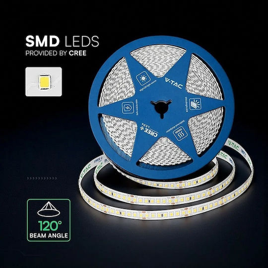 V-TAC LED Strip 24V Cold White Light 10m SMD2835 Type