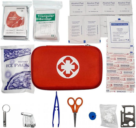 KTEO Kit Fire Extinguisher Triangle First Aid Kit Vest Hammer