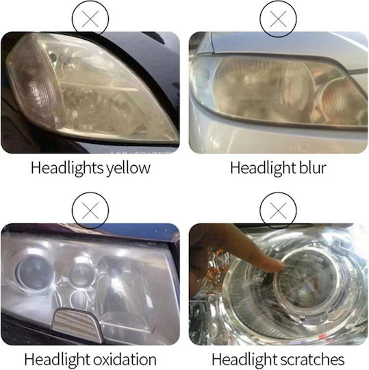 Professional Replacement Liquid Headlight Defogging Lamp 800gr Red Blue Vision 3rd Generation Tc-381