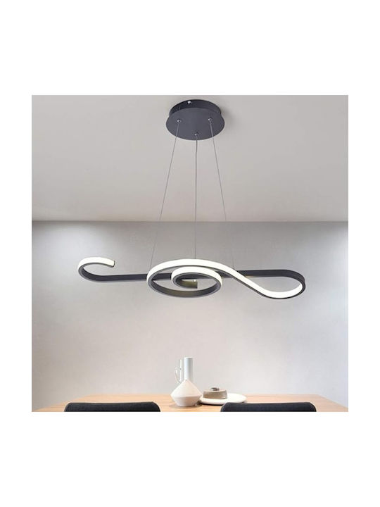 V-TAC V-TAC Deckenleuchte Schwarz LED mit Warmes Weiß Licht 70x100cm