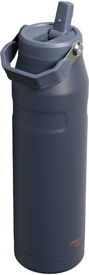 Stanley Iceflow Flip Μπουκάλι Θερμός Ανοξείδωτο / Πλαστικό BPA Free 1.06lt Flip Straw με Καλαμάκι
