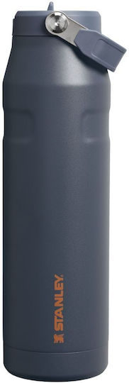 Stanley Iceflow Flip Μπουκάλι Θερμός Ανοξείδωτο / Πλαστικό BPA Free 1.06lt Flip Straw με Καλαμάκι