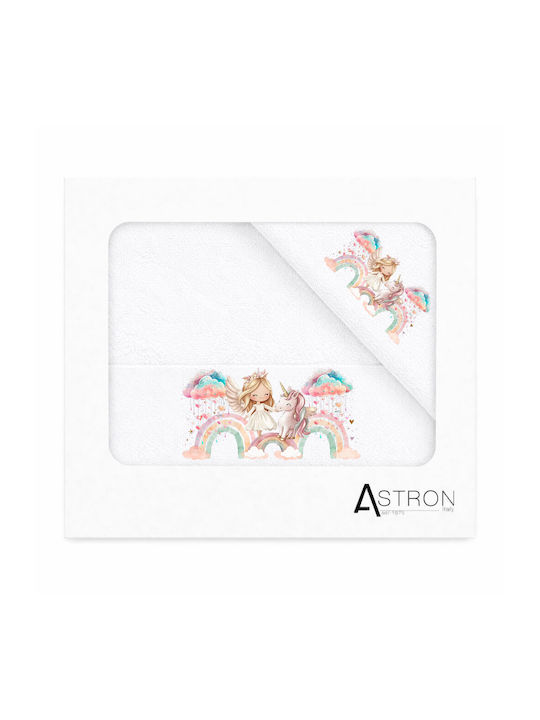 Astron Italy Комплект Бебешки Кърпи 2бр Unicorn Unicorn Fly Тегло 500гр/м²