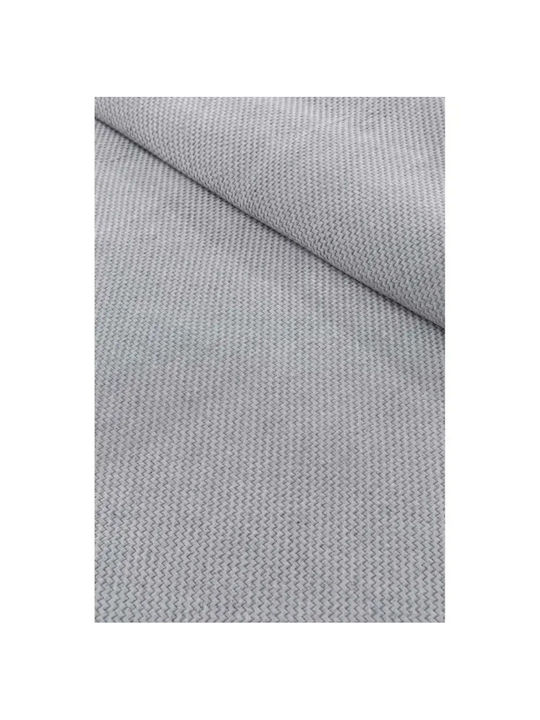 Guy Laroche Slalom Pique Blanket Semi-Double 180x260cm Gray