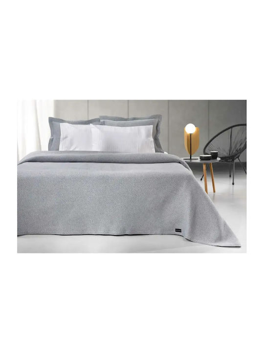 Guy Laroche Slalom Pique Blanket Semi-Double 180x260cm Gray