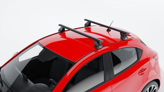 Menabo Bare De Acoperiș Din Aluminiu Pentru Opel Astra 5D 2004-2011 Set Cu Picioare Negre