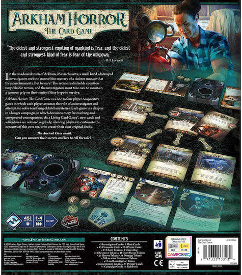 Επιτραπέζιο Παιχνίδι Arkham Horror: The Card Game Core Set για 1-4 Παίκτες 14+ Ετών (EN) Fantasy Flight