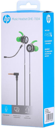 HP DHE7004GN In-ear Căști Handsfree cu Mufă 3.5mm Verzi