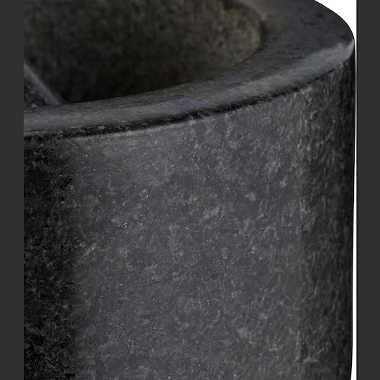 Relaxdays Mörtel aus Granit 10x14cm