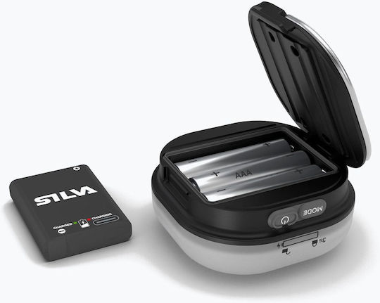 Silva Rechargeable Light Bulb for Camping Waterproof Black