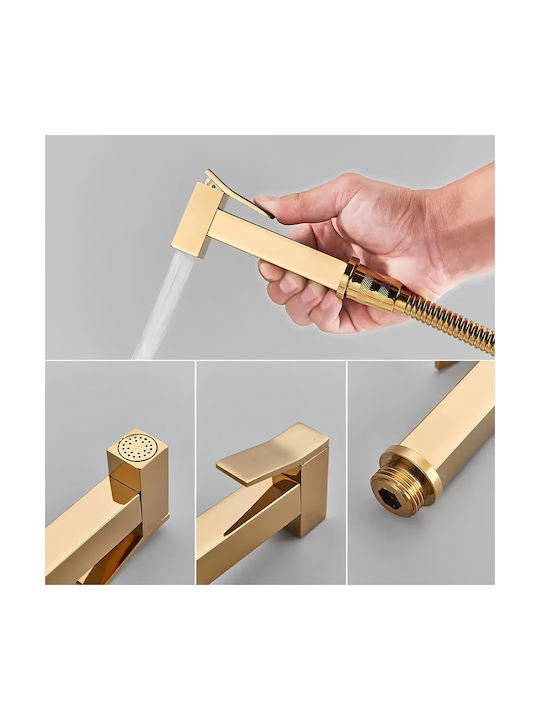 Wand Bidetarmaturen Gold